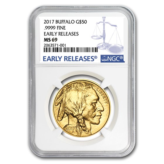 2017 1 oz Gold Buffalo MS-69 NGC (Early Releases) 2017 1 oz Gold Buffalo MS-69 NGC (Early Releases)